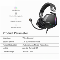 Slusalice Gaming Lenovo H402-1 RGB USB