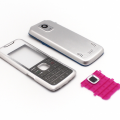 Maska za Nokia 7210sn siva sa tastaturom