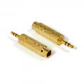 Adapter stereo 6,35mm Z na 3,5mm M