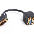 Adapter DVI (24+4) na 2 x VGA Z