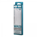 Slusalice REMAX Wired RW-106 3.5 mm bele