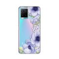 Torbica Silikonska Print Skin za Vivo Y21/Y21s/Y33s Blue Roses