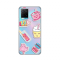 Torbica Silikonska Print Skin za Vivo Y21/Y21s/Y33s Ice cream