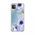 Torbica Silikonska Print Skin za Wiko Y82 Blue Roses