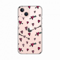 Torbica Silikonska Print Skin za iPhone 13 6.1 Hearts Pattern