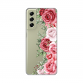 Torbica Silikonska Print Skin za Samsung G990 Galaxy S21 FE Wild Roses