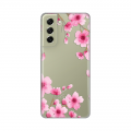 Torbica Silikonska Print Skin za Samsung G990 Galaxy S21 FE Rose Flowers