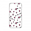 Torbica Silikonska Print Skin za iPhone 14 Plus 6.7 Heart Pattern