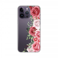 Torbica Silikonska Print Skin za iPhone 14 Pro Max 6.7 Wild Roses