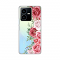 Torbica Silikonska Print Skin za Vivo Y22s/Y35 Wild Roses