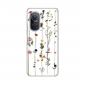 Torbica Silikonska Print Skin za Huawei Nova 9 SE Flower