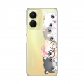 Torbica Silikonska Print Skin za Vivo Y16 Cats