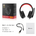 Slusalice Gaming Nubwo U3D 3.5mm crno crvene