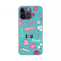 Torbica Silikonska Print za iPhone 14 Pro Max 6.7 Love