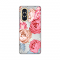 Torbica Silikonska Print Skin za Huawei Nova 10 Pink Flowers