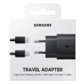 Samsung kucni punjac 25W Type C sa kablom crni (EP-TA800-XBE)