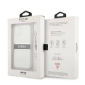 Torbica Guess 4G Stripe Charm za iPhone 13 6.1 siva (GUHCP13MKB4GGR)
