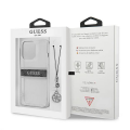 Torbica Guess 4G Stripe Charm za iPhone 13 Pro 6.1 siva (GUHCP13LKB4GGR)