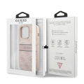 Torbica Guess Stripe za iPhone 13 Pro 6.1 roze (GUHCP13L4GDPI)