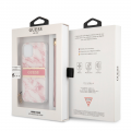 Torbica Guess Marble Strap za iPhone 13 6.1 roze (GUHCP13MKMABPI)