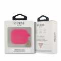Torbica Guess Silicone za Airpods 3 4G Charm pink (GUA3LSC4EF)