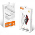 Back up baterija LDNIO PL1013, 10000mAh, 37Wh, 5V, 2.1A, 3u1 kabl bela