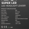 Z6 Led sijalica H4 50W 6500K set