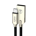 Data kabl T-phox Zinc Holly micro USB 2.4A zlatno-crni 1.2m