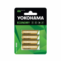 Baterija cink Yokohama 1.5V AA R6 Economy BL4