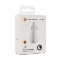 Auto punjac Teracell Ultra DC01 2.4A sa Mini USB kablom beli