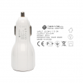 Auto punjac Teracell Ultra DC01 2.4A sa Mini USB kablom beli