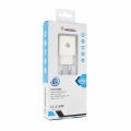 Kucni punjac Teracell Evolution TC-02 5V 2.1A sa micro USB kablom beli