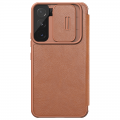 Torbica Nillkin Qin Pro za Samsung S901B Galaxy S22 5G braon
