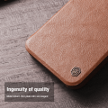 Torbica Nillkin Qin Pro za Samsung S908B Galaxy S22 Ultra 5G braon