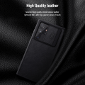 Torbica Nillkin Qin Pro za Samsung S908B Galaxy S22 Ultra 5G braon