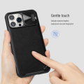 Torbica Nillkin CamShield Leather za iPhone 13 Pro Max 6.7 crna