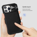Torbica Nillkin CamShield Leather za iPhone 13 Pro 6.1 ljubicasta
