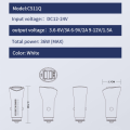 Auto punjac LDNIO C511Q 2xUSB QC3.0 5V/3A iPhone lightning