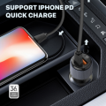 Auto punjac LDNIO C510Q PD/QC3.0 36W sa iPhone lightning kablom
