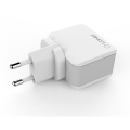 Kucni punjac LDNIO A2203 2xUSB 5V 2.4A sa type C kablom beli