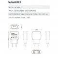 Kucni punjac LDNIO A1306Q QC3.0, 18W, sa Type C kablom