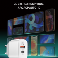 Kucni punjac LDNIO A2421C 22.5W PD + Fast Charger sa Type C kablom beli