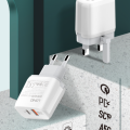 Kucni punjac LDNIO A2421C 22.5W PD + Fast Charger sa Type C kablom beli