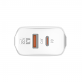 Kucni punjac LDNIO A2421C 22.5W PD + Fast Charger sa Type C kablom beli