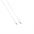 Data kabl LDNIO LC122-I 30W QC Type C na iPhone lightning 2m beli