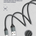 Data kabl LDNIO LS432 iPhone lightning sivi 2m
