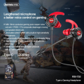 Slusalice REMAX Gaming RM-755 Type C crno-crvene