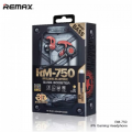 Slusalice REMAX Gaming RM-750 za iPhone lightning crno-crvene