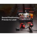 Slusalice REMAX Gaming RM-750 za iPhone lightning crno-crvene