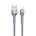Data kabl REMAX RC-124i  2.4A iPhone lightning sivi